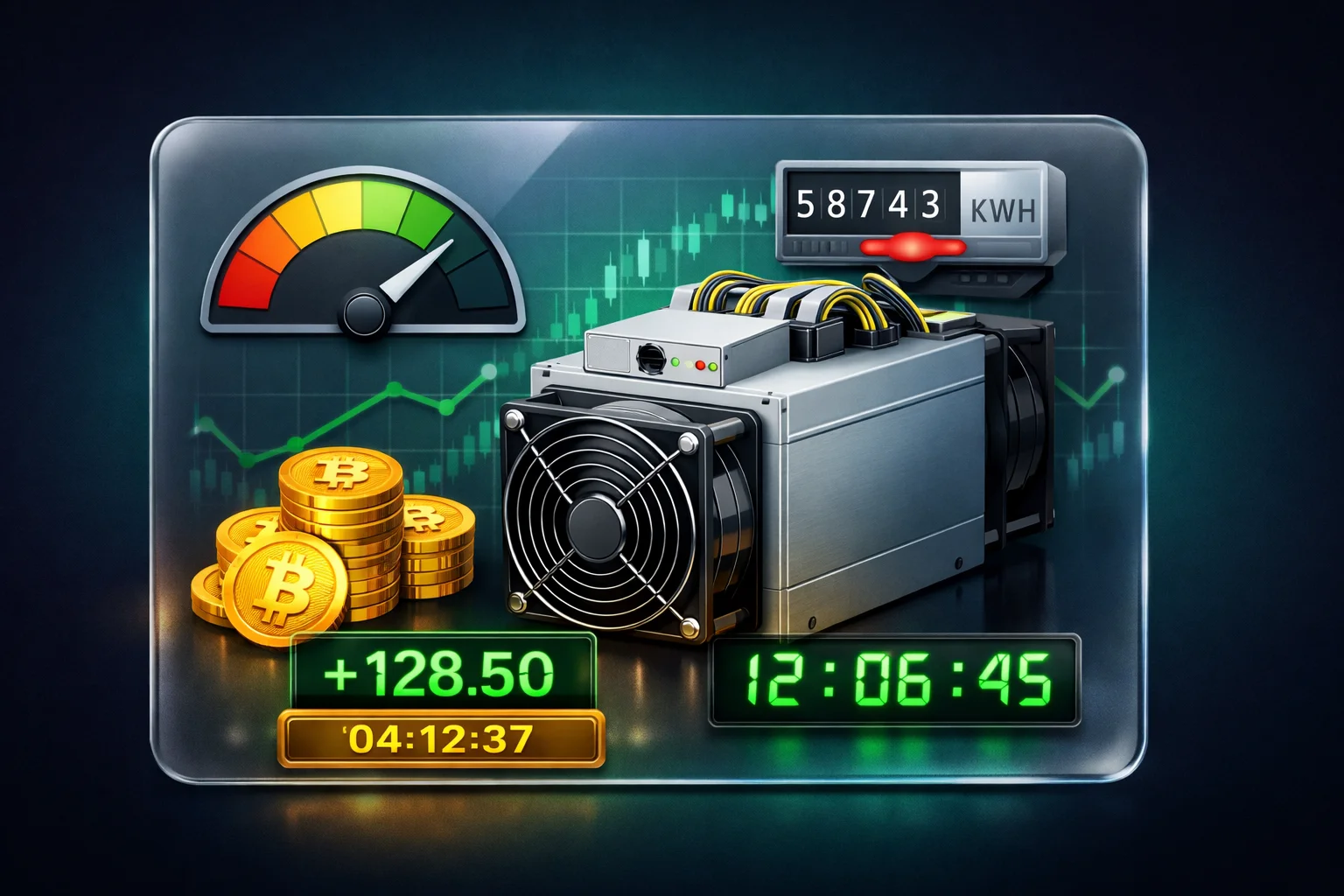 محاسبه سودآوری ماینینگ ارز دیجیتال