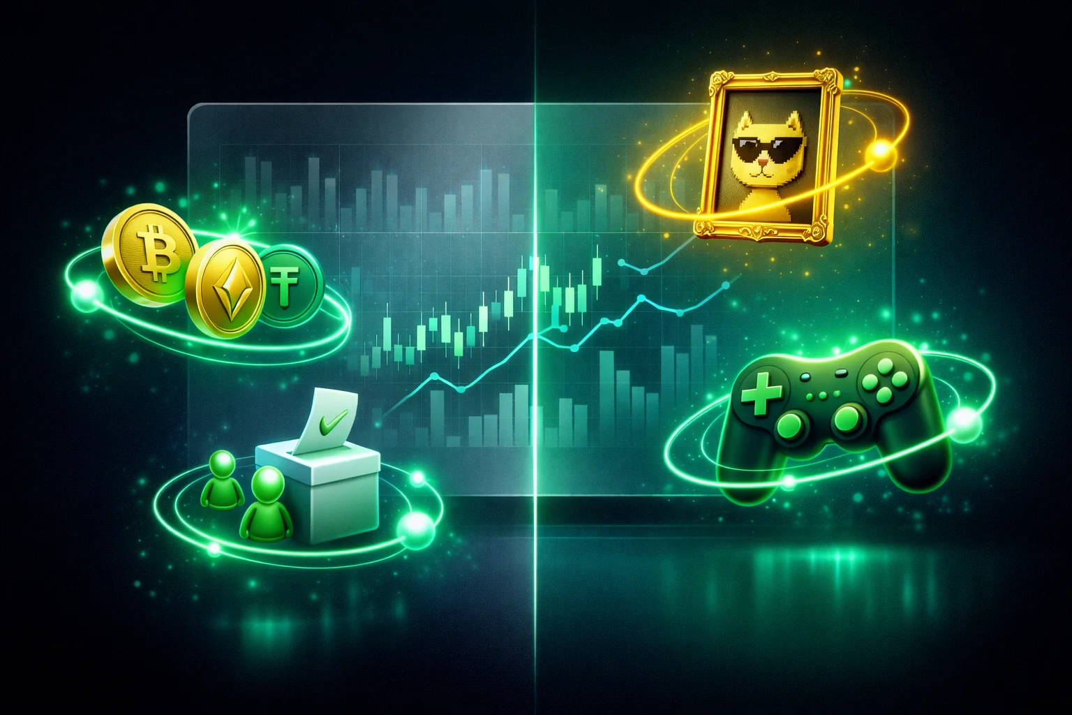 انواع dApp از DeFi تا GameFi