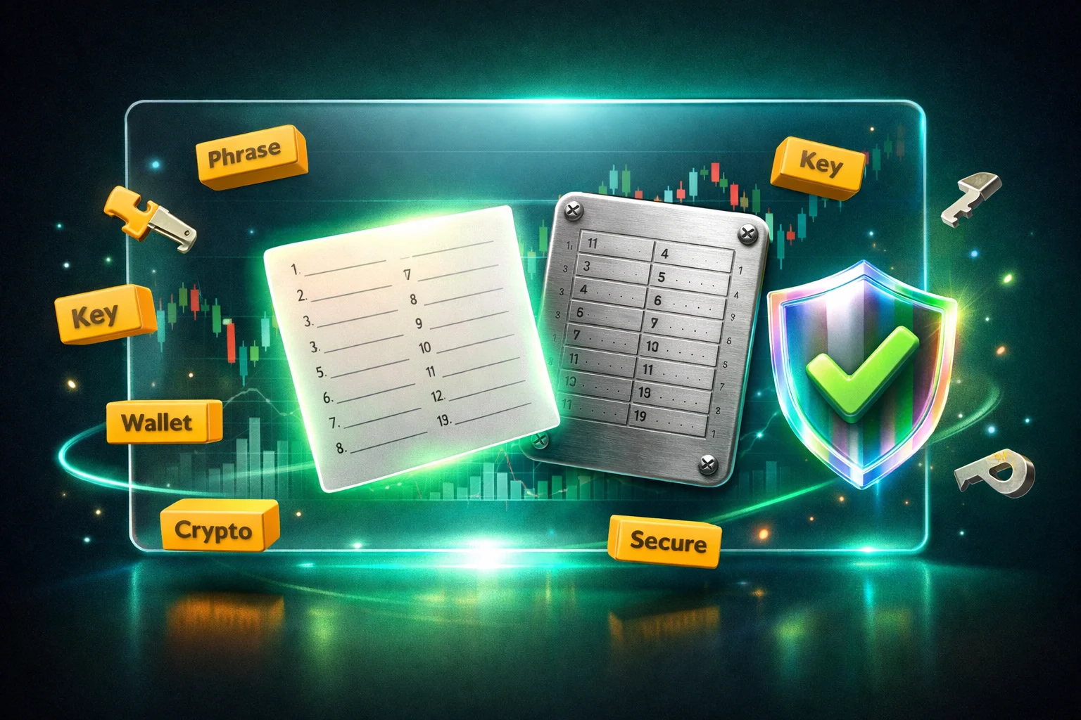 بکاپ seed phrase - روش های امن نگهداری عبارت بازیابی کیف پول