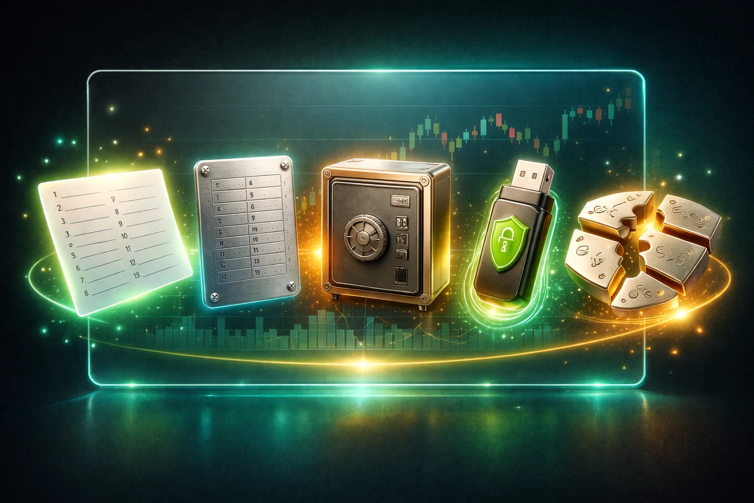 روش های بکاپ seed phrase - کاغذ، فولاد، رمزنگاری