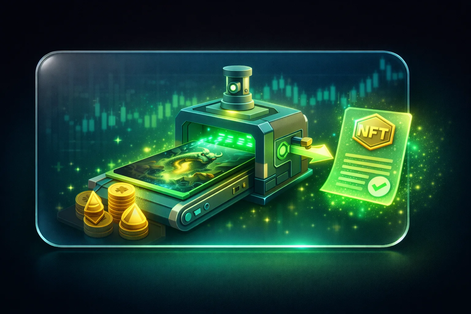 فرآیند mint کردن NFT در بلاکچین