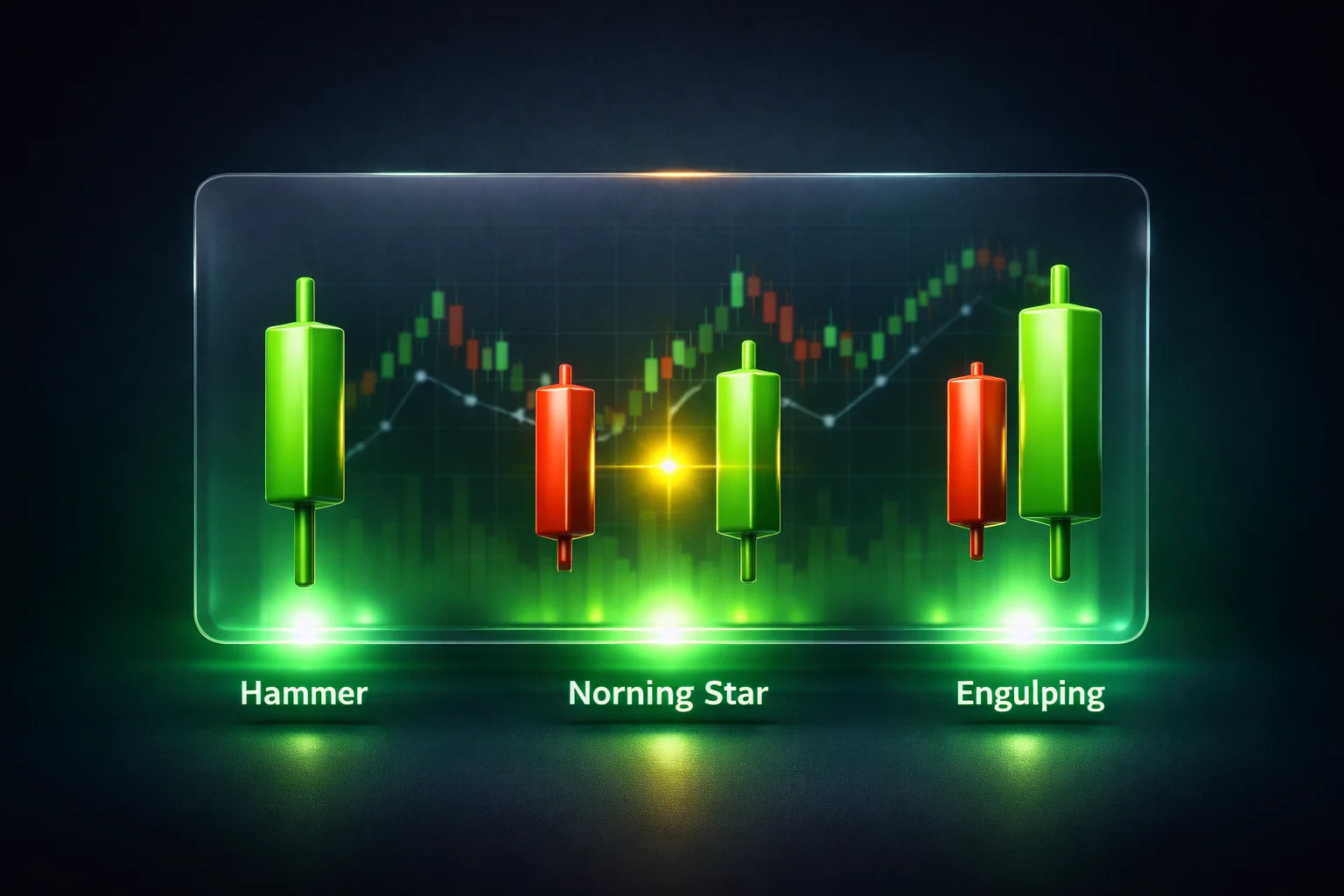 انواع الگوهای کندل ژاپنی در بازار کریپتو