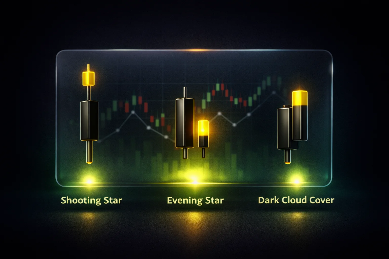 کندل صعودی و نزولی در نمودار قیمت ارز دیجیتال