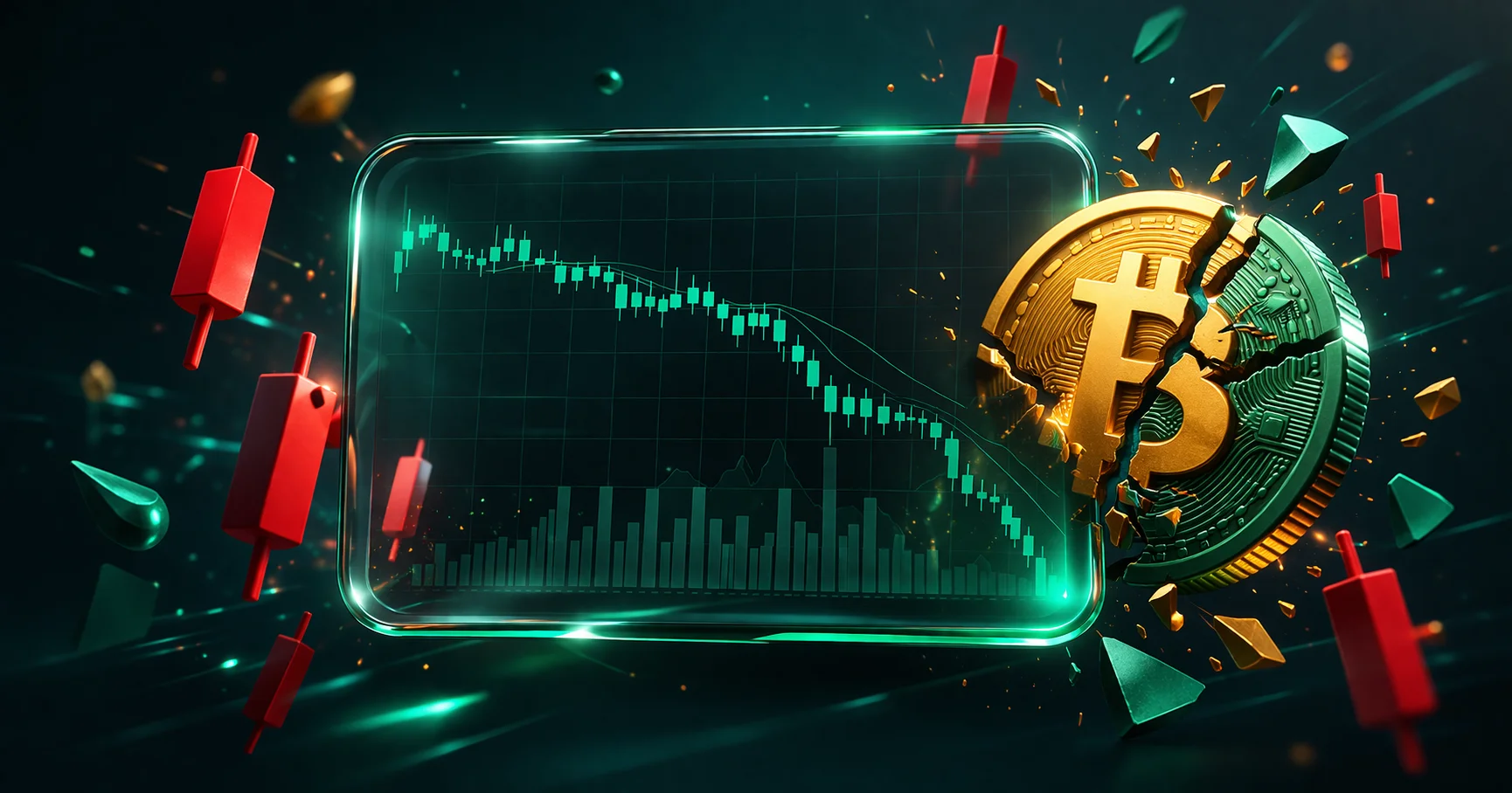 بیت کوین ۴۷ درصد زیر اوج تاریخی در بازار نزولی ۲۰۲۶