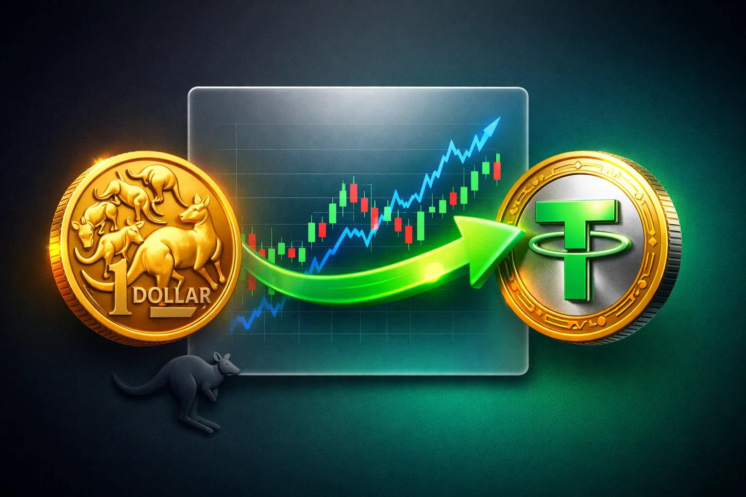 تبدیل دلار استرالیا به تتر و خرید USDT با AUD