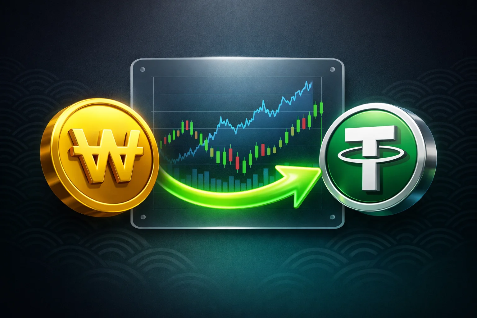 تبدیل وون کره جنوبی به تتر و خرید USDT با KRW