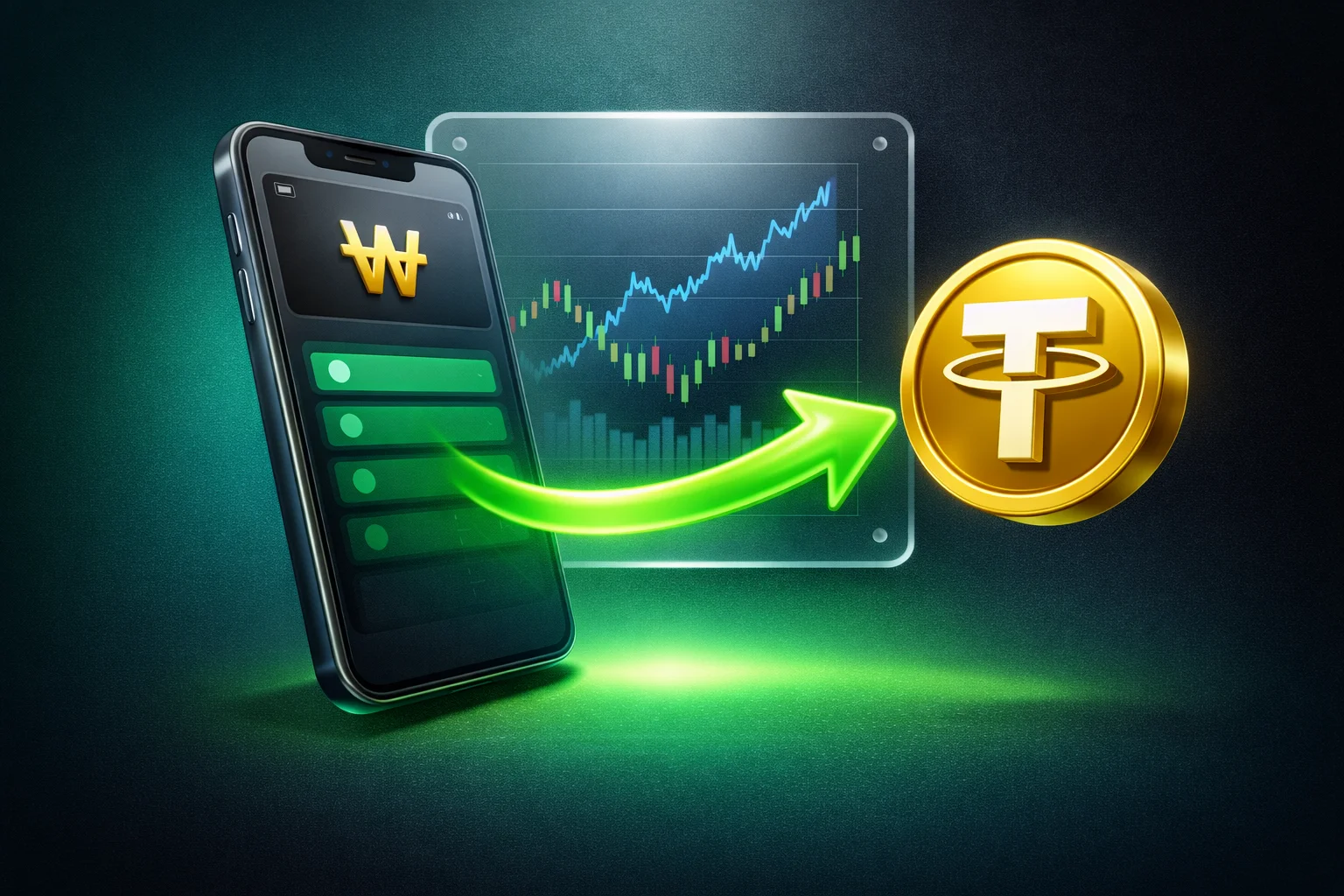 خرید تتر با وون کره جنوبی از طریق پشتیبانی ارزینجا