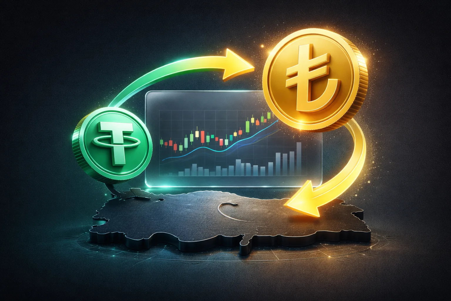 خرید لیر ترکیه با تتر USDT در ارزینجا