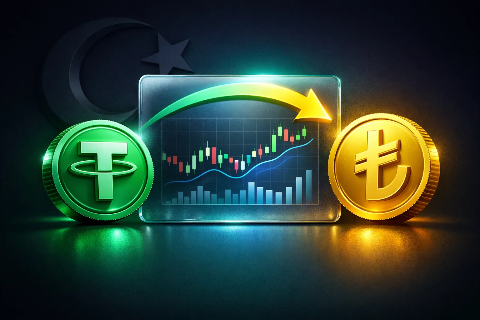 تبدیل تتر به لیر ترکیه و فروش USDT برای دریافت لیر