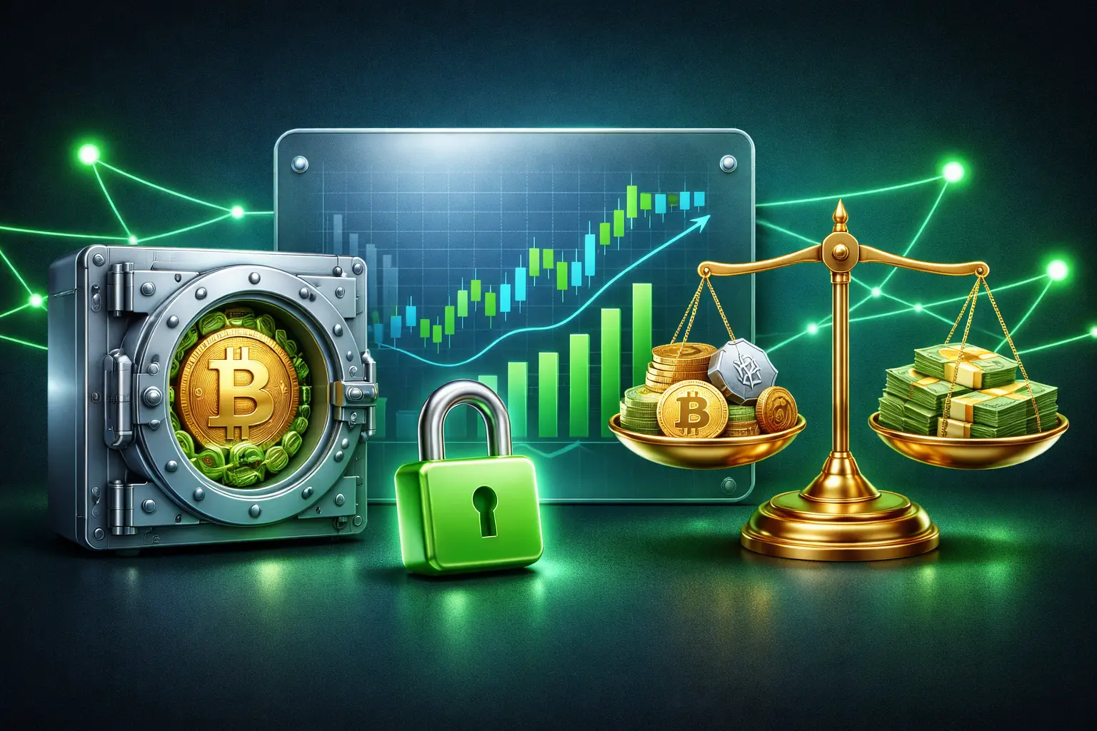 وثیقه&zwnj;گذاری ارز دیجیتال برای دریافت وام دیفای