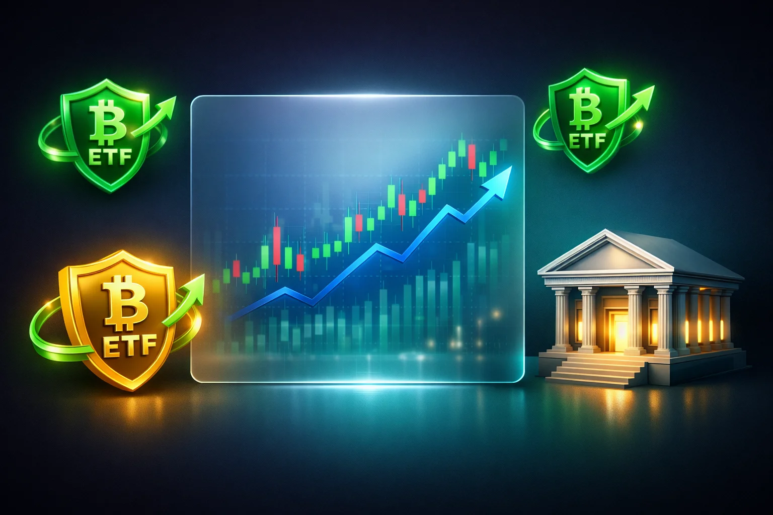 ورودی ۱.۳۲ میلیارد دلار به ETF های بیت کوین در مارس ۲۰۲۶