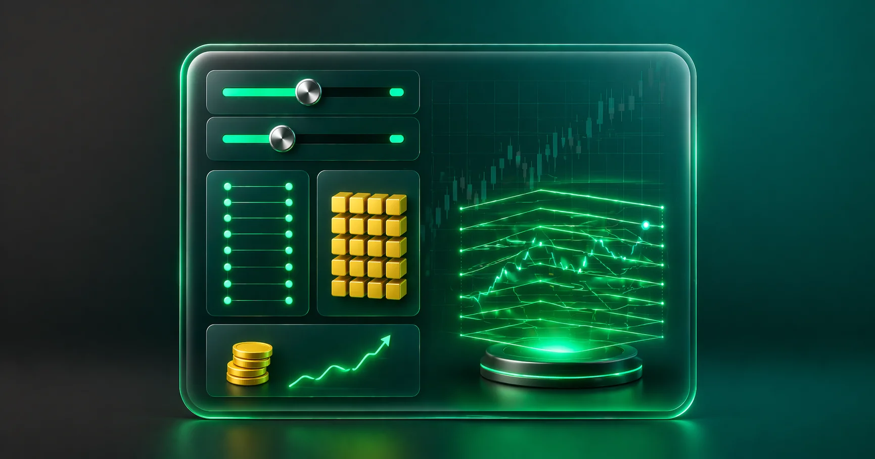 تنظیمات گرید تریدینگ &mdash; محدوده قیمت، تعداد سطوح و تخصیص سرمایه