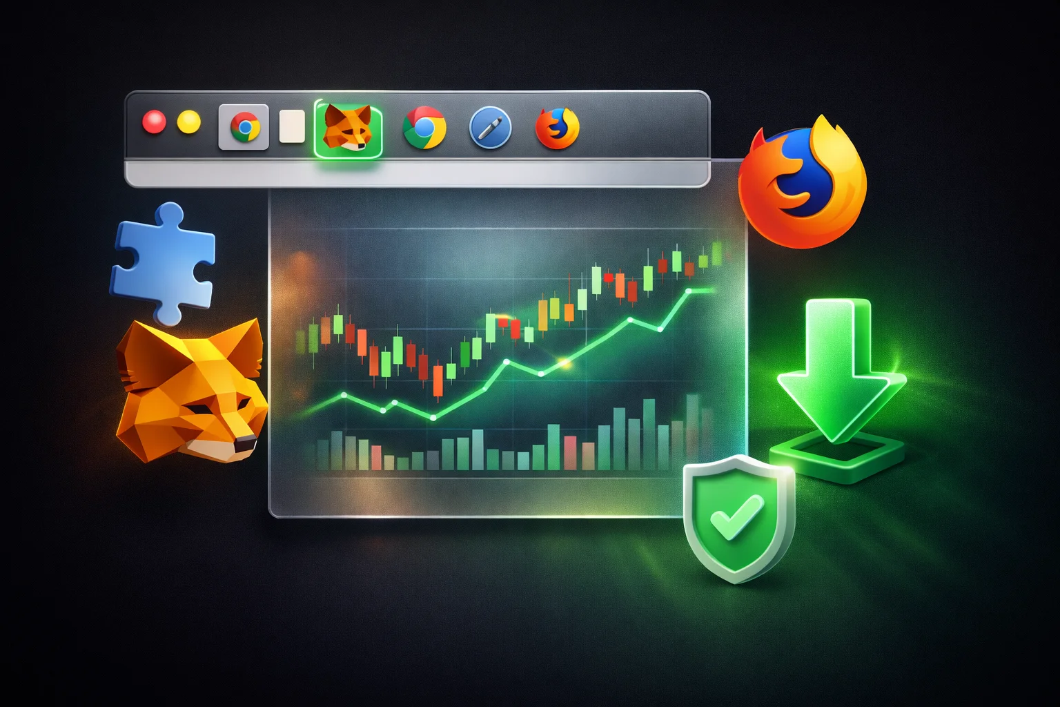 آموزش نصب افزونه متامسک در مرورگر کروم — ارزینجا