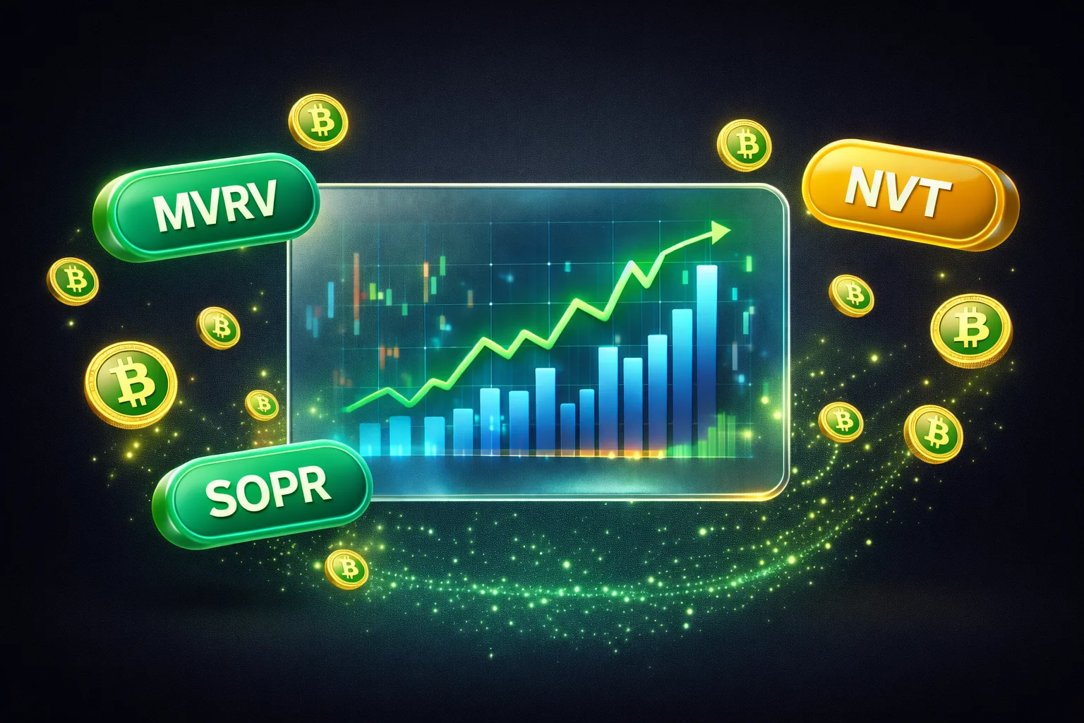 شاخص های MVRV، SOPR و NVT در تحلیل آن چین ارز دیجیتال