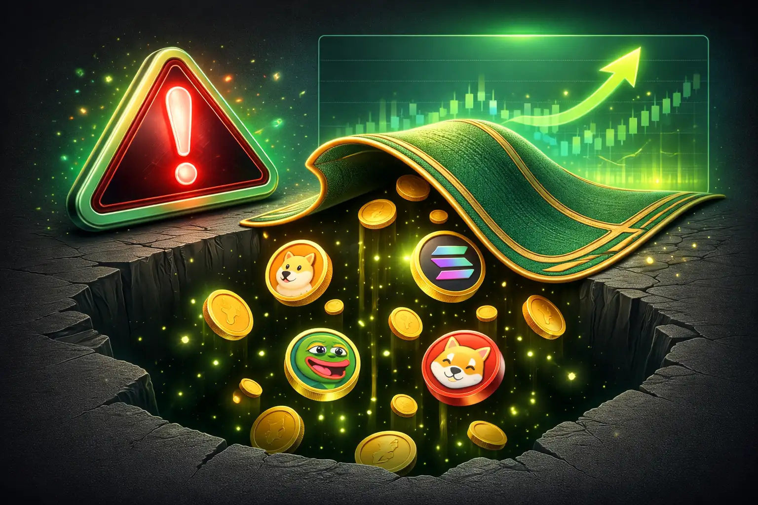 ریسک&zwnj;های میم کوین و راگ پول در پامپ فان