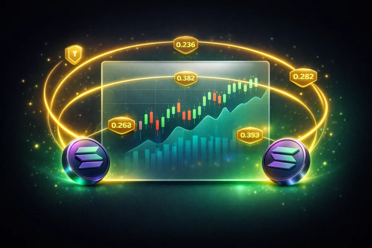 سطوح فیبوناچی و حمایت سولانا در آوریل ۲۰۲۶
