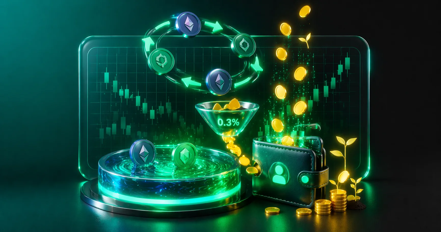 کارمزد یونی&zwnj;سواپ و سود تامین&zwnj;کنندگان نقدینگی