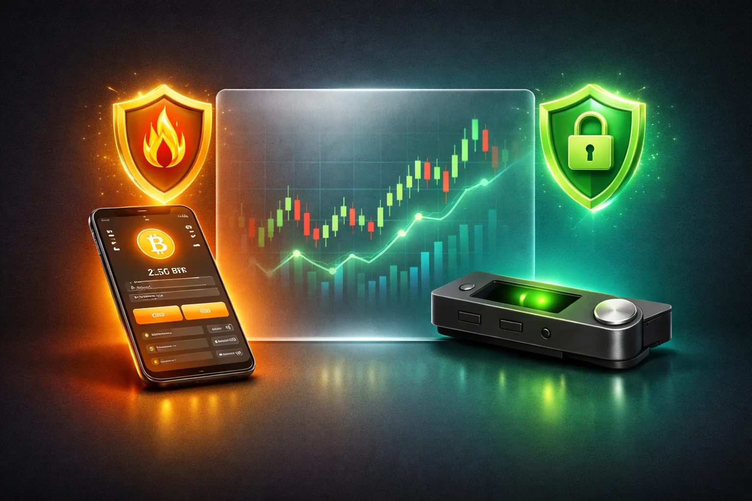 مقایسه کیف پول گرم و سرد برای امنیت دارایی های دیجیتال