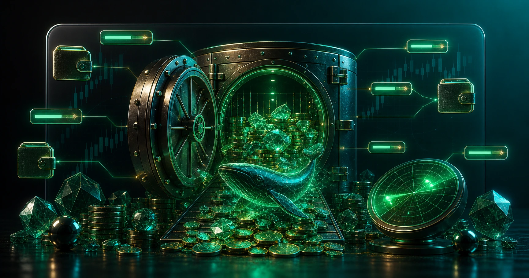 کیف پول نهنگ&zwnj;ها و ردیابی بیت&zwnj;کوین